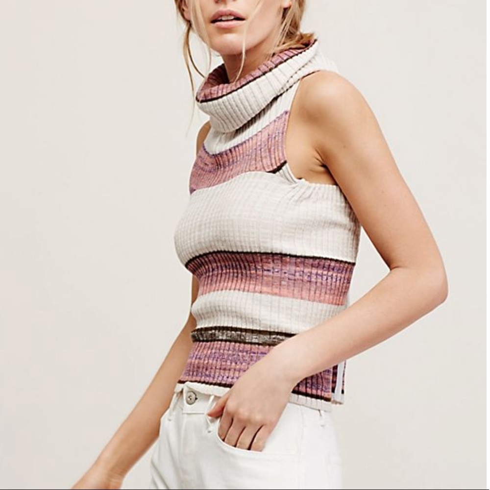 Free people Carly rib sweater tank